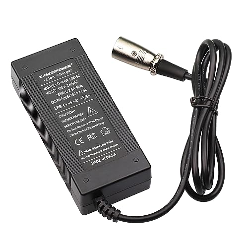 TANGSPOWER 48V Charger Output 54.6V 1.5A Ebike Charger 