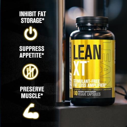 Lean-XT Caffeine Free Fat Burner - Non Stim Weight Loss Supplement, Appetite Suppressant &amp; Metabolism Booster | Acetyl L-Carnitine, Green Tea Extract, Forskolin - 60 Natural Diet Pills