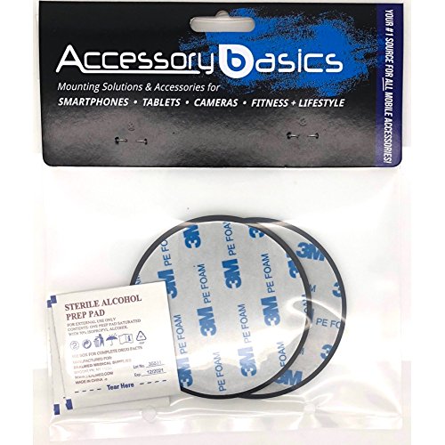 2Pack of 80mm Adhesive Mounting Disk for Boat/Car Dashboards GPS Smartphone Dashboard Disc (Compatible with Nuvi Tomtom Magellan GPS Mount)