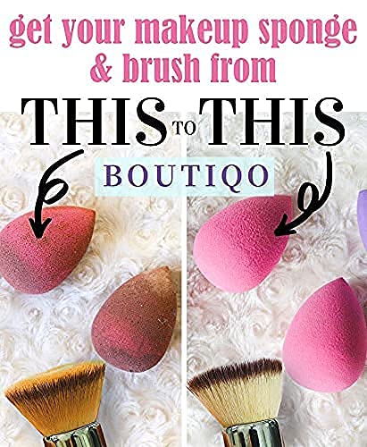 Makeup Brush Cleanser Solid Soap Beauty Blender Sponge Cleanser Balm (+Silicone Scrub Pad)