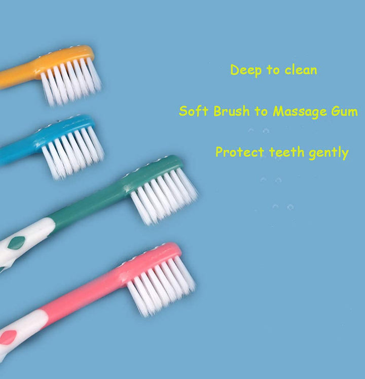 8 Packs Kids Toothbrush, Extra Soft Lovely Little Deer 