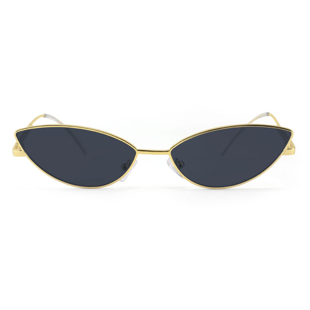FEISEDY Fashion Designer Sunglasses Retro Small Petals 