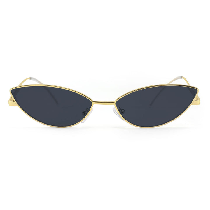 FEISEDY Fashion Designer Sunglasses Retro Small Petals 