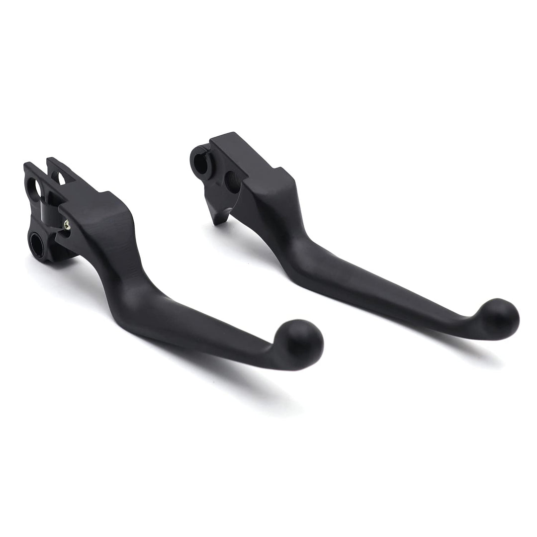 MT241-027- Brake Clutch Hand Lever Compatible with Harley 1996-2003 XL/1996-2007 Dyna Touring/1996-2007 Softail Black