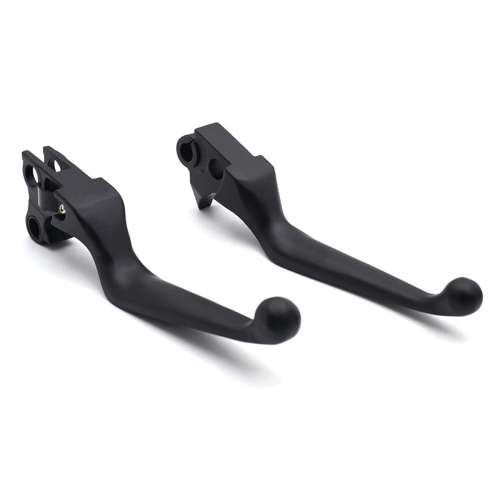 MT241-027- Brake Clutch Hand Lever Compatible with Harley 1996-2003 XL/1996-2007 Dyna Touring/1996-2007 Softail Black