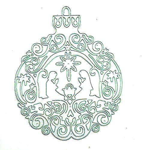 Nativity Ornament Cutting Dies, Metal Cutting Dies Stencils Scrapbooking Steel Craft Die Cuts Paper Art Emboss Card Making Stencil