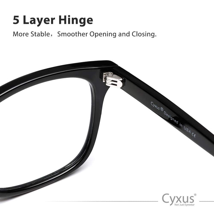 Cyxus Tr90 Glasses Blue Light Blocking Glasses Square C