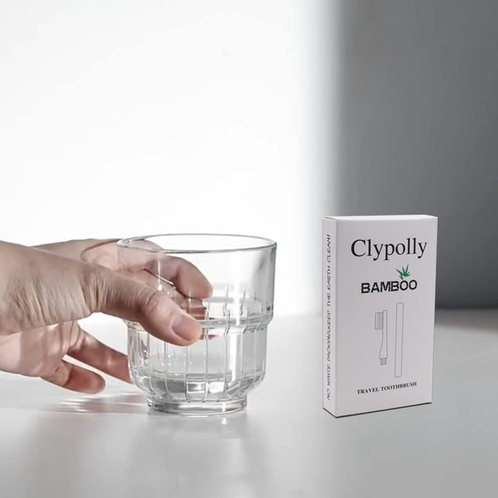 Clypolly Soft Bristle Travel Folding Toothbrush Kit ,Sm