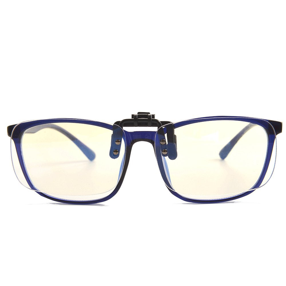 Gudzws Clip On Blue Light Filter Blocking Glasses Compu