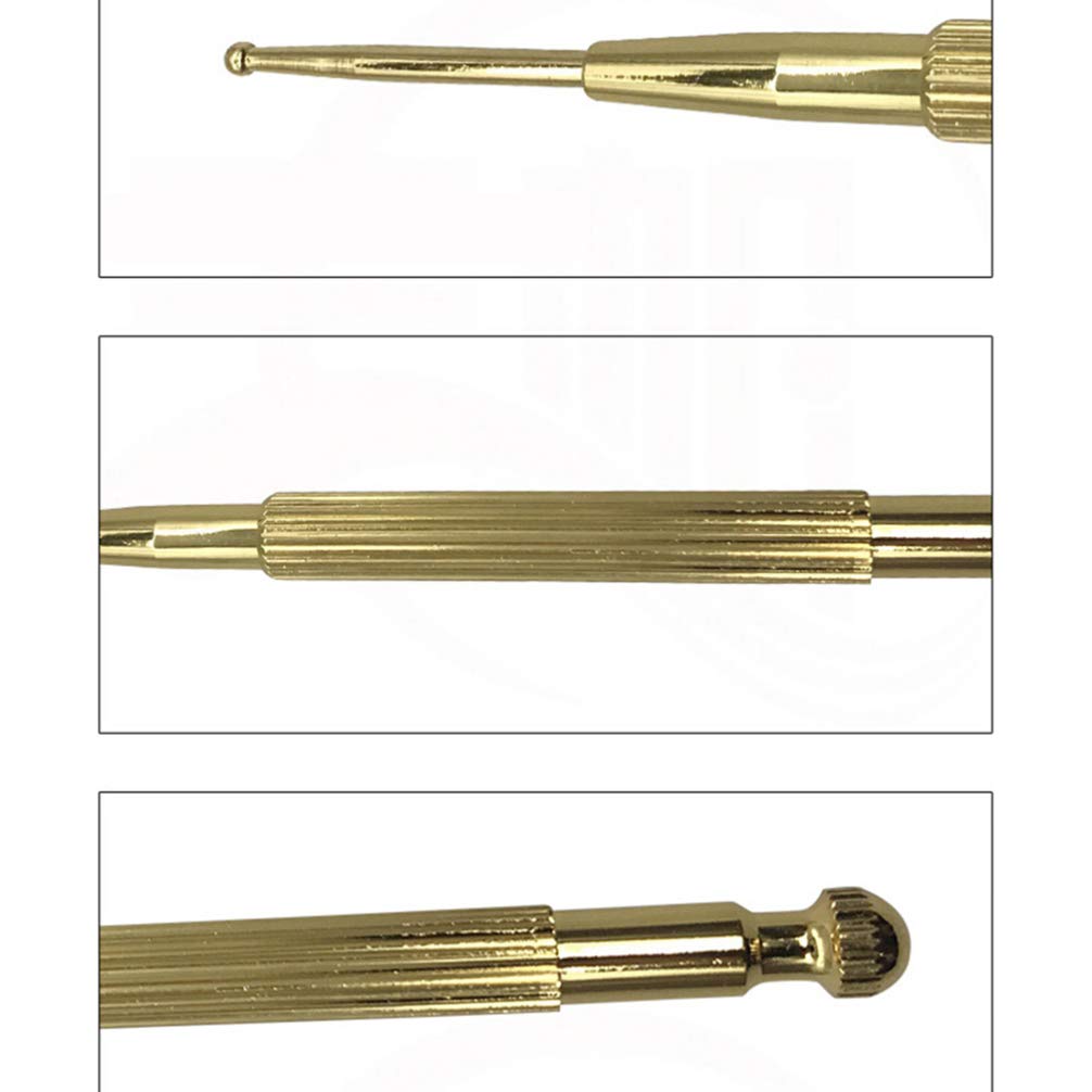 ULTECHNOVO 2pcs Copper Ear Body Point Probes Spring Loa