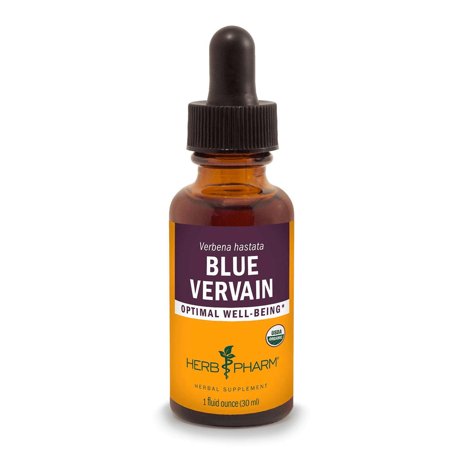 Herb Pharm Certified Organic Vervain Liquid Extract, Bl