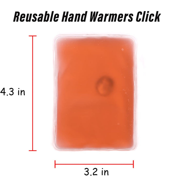 Reusable Click Instant Heat Packs, Pocket Hand Warmers,