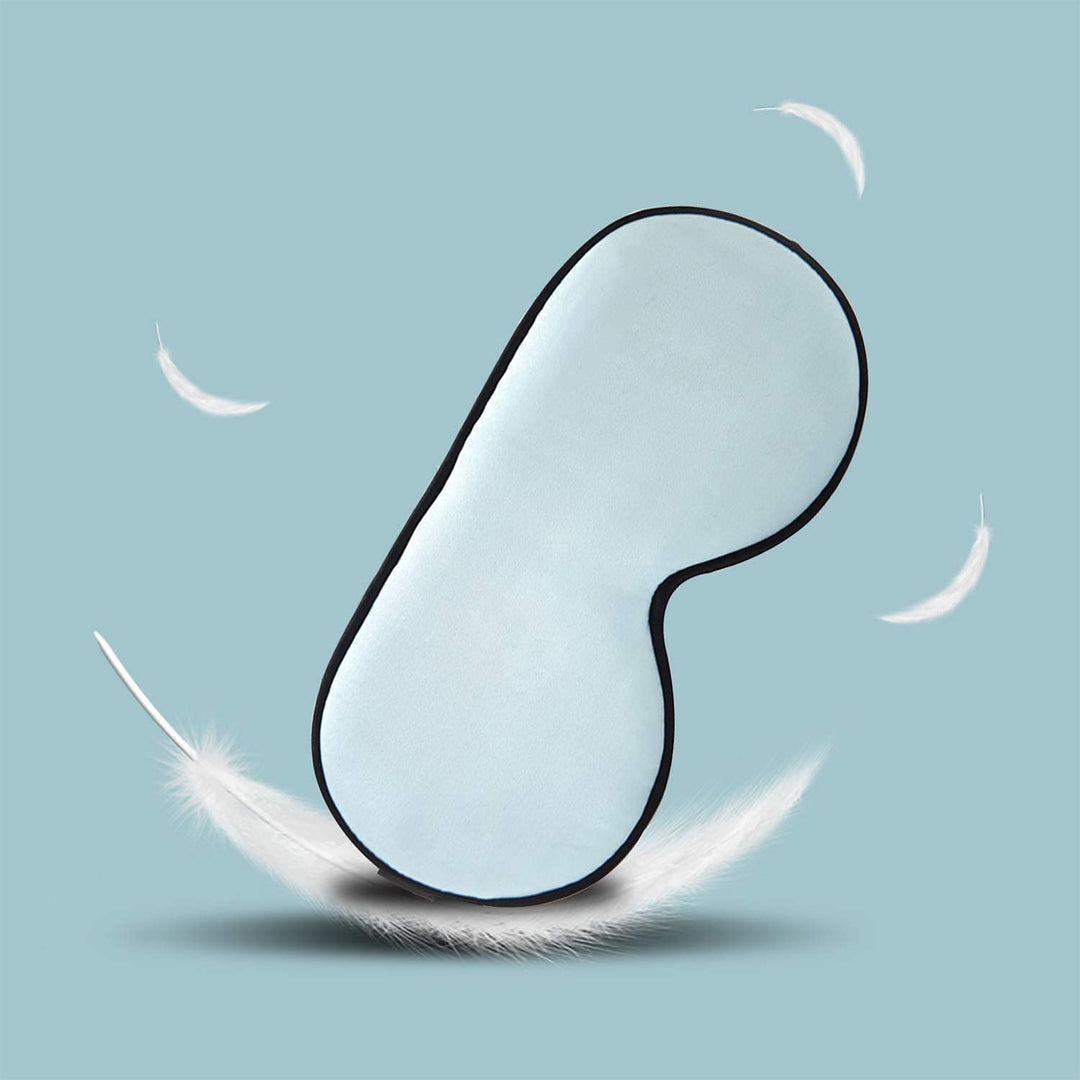 CHILDHOOD Super Soft Silk Sleep Mask with Adjustable St