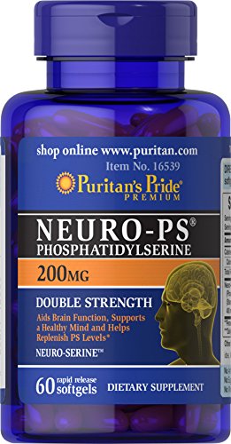 Puritans Pride Neuro-ps (phosphatidylserine), White, 60 Count (Pack of 1)