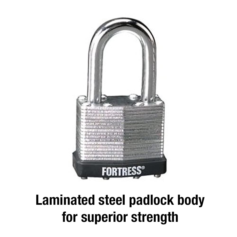 1803DLF Fortress Outdoor Padlock with Key, 1 Pack