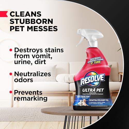 Resolve Ultra Pet Odor and Stain Remover Spray – Carpet