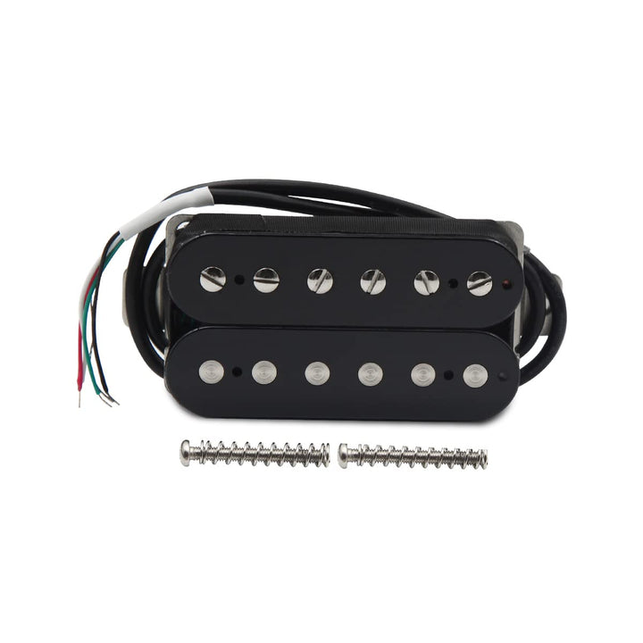 Alnico 2 Humbucker Pickup 7-8K Electric Guitar Pickup Neck Humbucker, Black