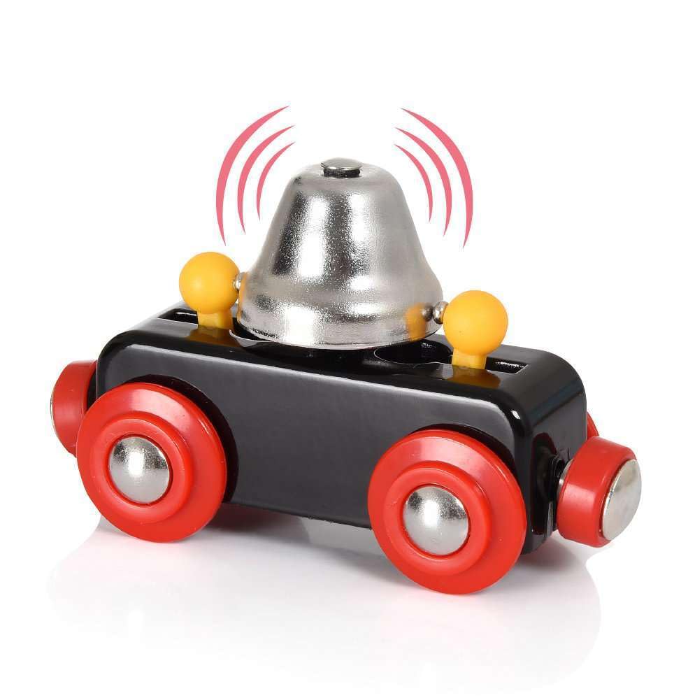 Brio World - 33749 Bell Wagon - Interactive Train Toy f