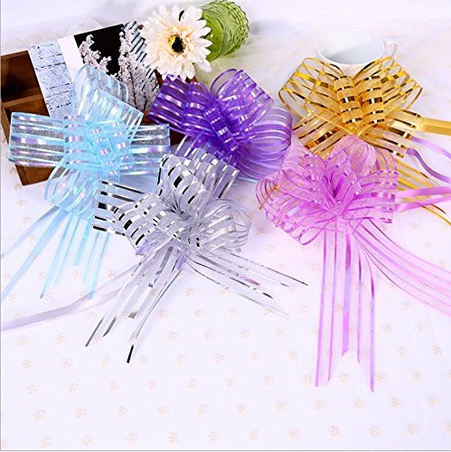 VNDEFUL 20PCS High - Grade Snow Gauze Flowers Wedding G