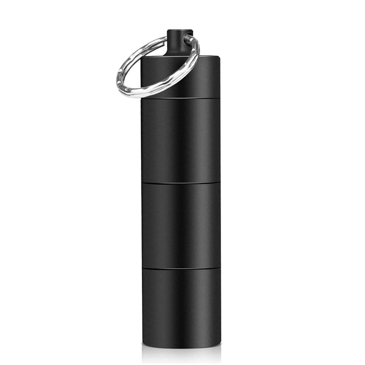 Opret Keychain Pill Holder, 3 Compartments Metal Small 