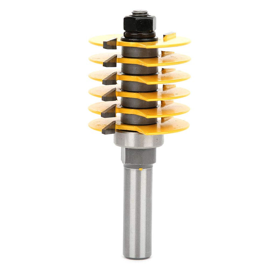 Router Bit, 1/2 Inch Shank Finger Joint Router bits Woodworking Milling Cutter with Bearing Carpenter Tool, for Doors, Tables, Frames, Cabinets