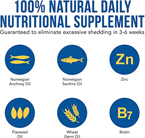 Shed-X Liquid Dog Supplement, 32oz – 100% Natural – Helps Dog Shedding, Fish Oil for Dogs Supports Skin & Coat, Dog Oil for Food with Essential Fatty Acids, Vitamins, and Minerals