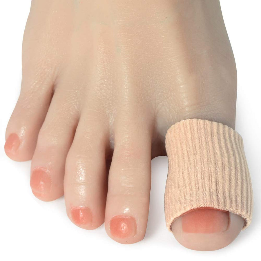 Cuttable Toe Tubes Sleeves 5 Pack, Made of Elastic Fabr