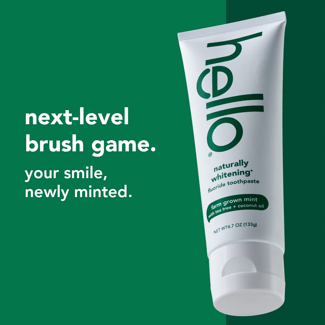Hello Naturally Whitening Fluoride Toothpaste, Farm Gro