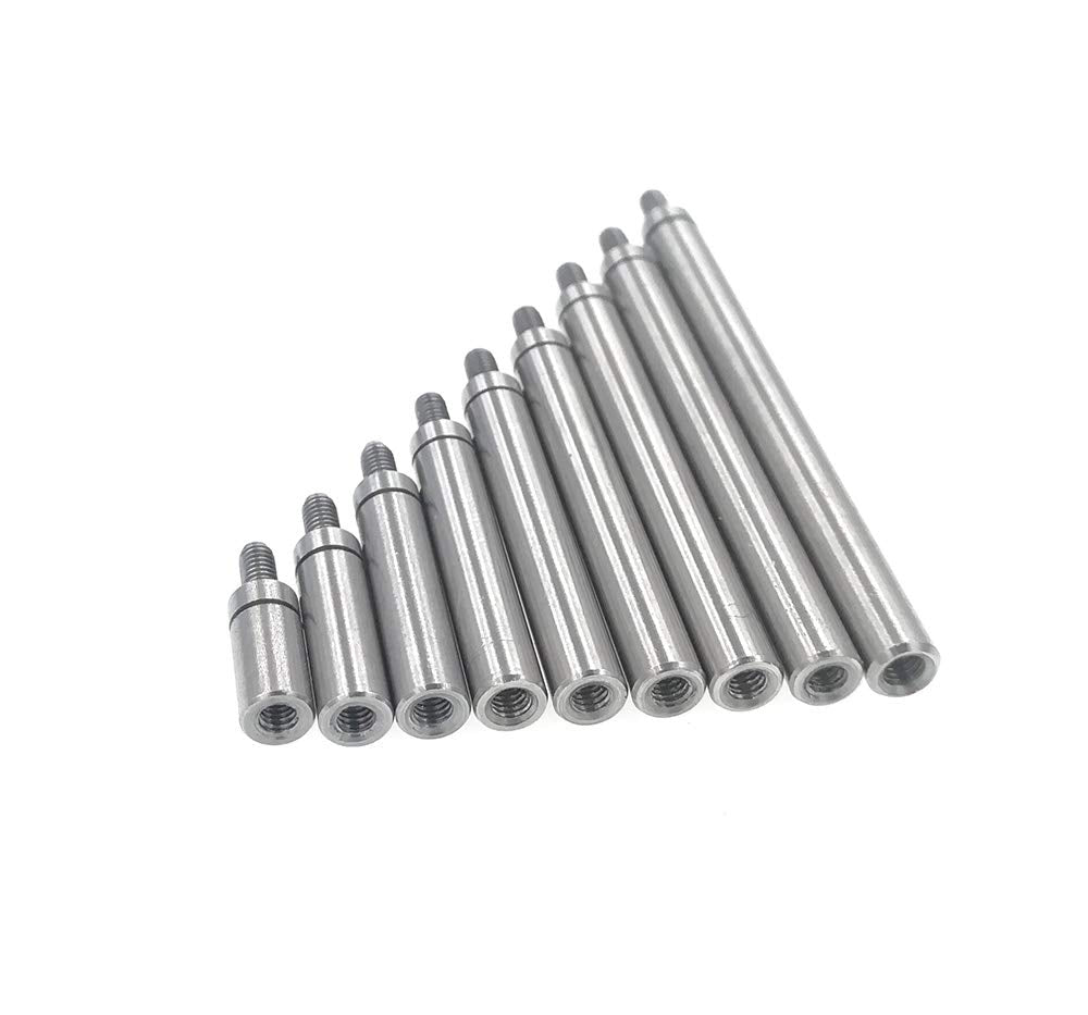 Dial Indicator Extension Stem Rod 4.5mm Diameter M2.5 Thread (A Set)