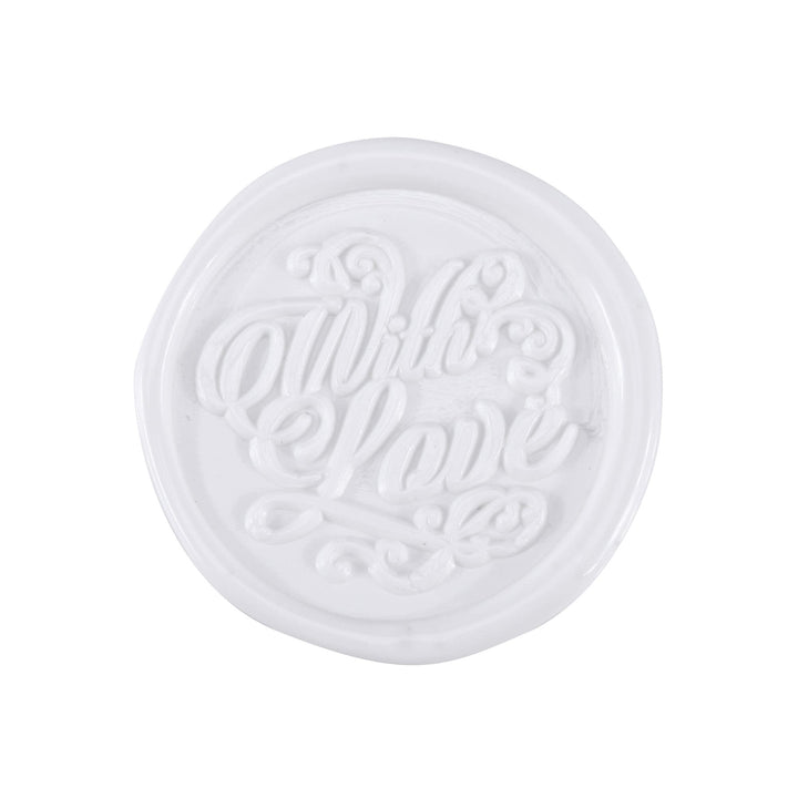 15 Pieces Pearl White Glue Gun Sealing Wax Sticks for Wax Seal Stamp, Great for Wedding Invitations, Cards, Envelopes