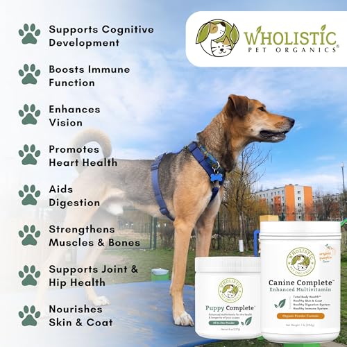 Canine Complete Dog Multivitamin - 2 Lb - Nutrient-Rich Multi-Vitamins and Supplements - Whole-Food Powder for Immune System, Skin, Coat &amp; Overall Health