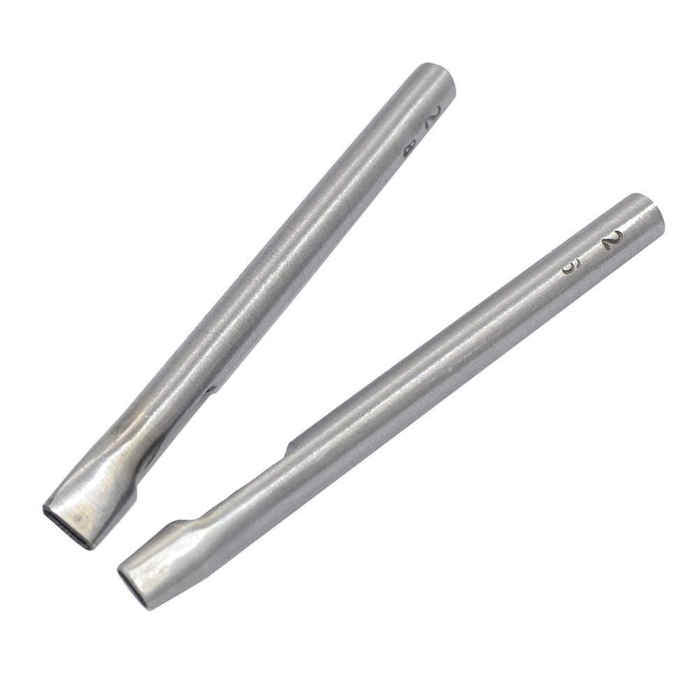 DGOL 6 Sizes Leather Oval Hole Punch Belt Hollow Punchi