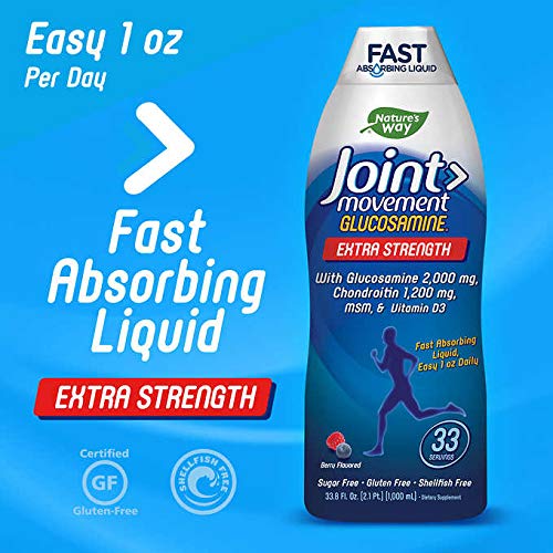 Joint Movement Glucosamine With Chondroitin & Msm GreatItems, Liquid,Tablet, 2Pack (33.8 fl oz )