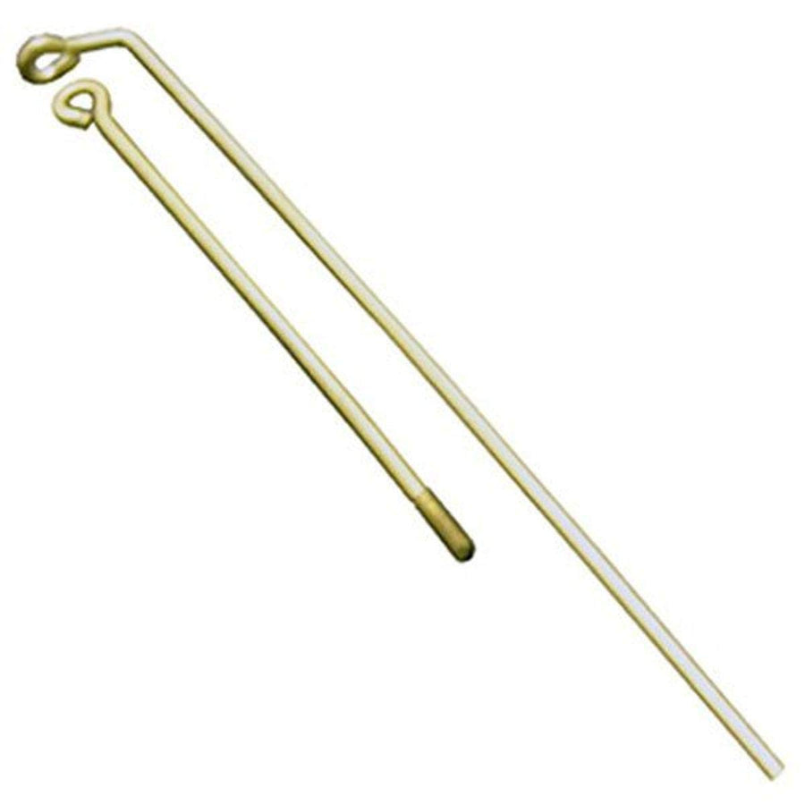 04-3525 Toilet Tank Ball Lift Wires Brass, with Set Lower Wire Threaded and Upper Wire Bent