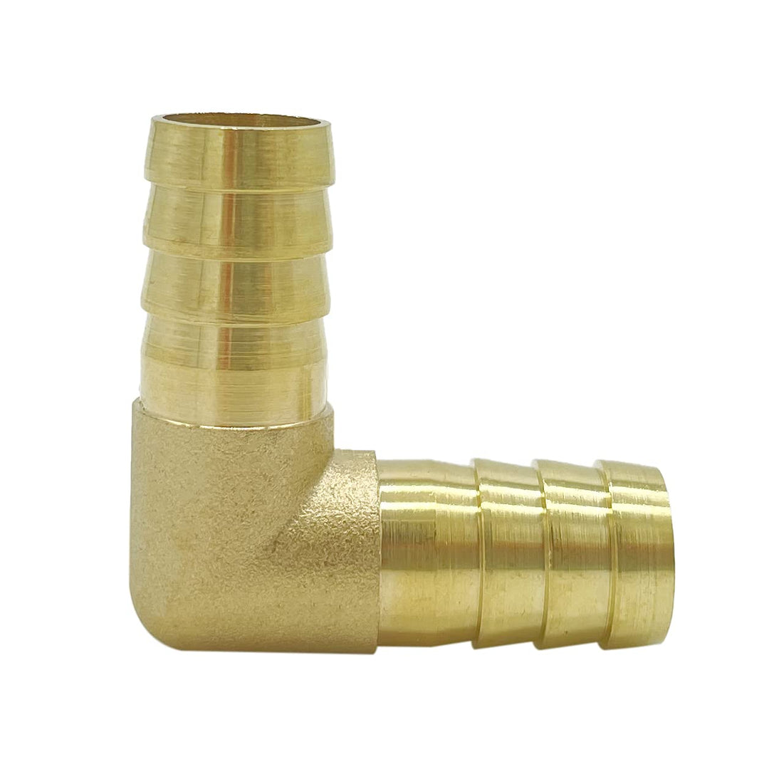 Metaland Brass 1/2 Hose Barb Elbow 90 Degree L Right An