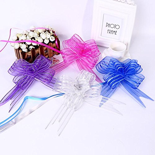 VNDEFUL 20PCS High - Grade Snow Gauze Flowers Wedding G