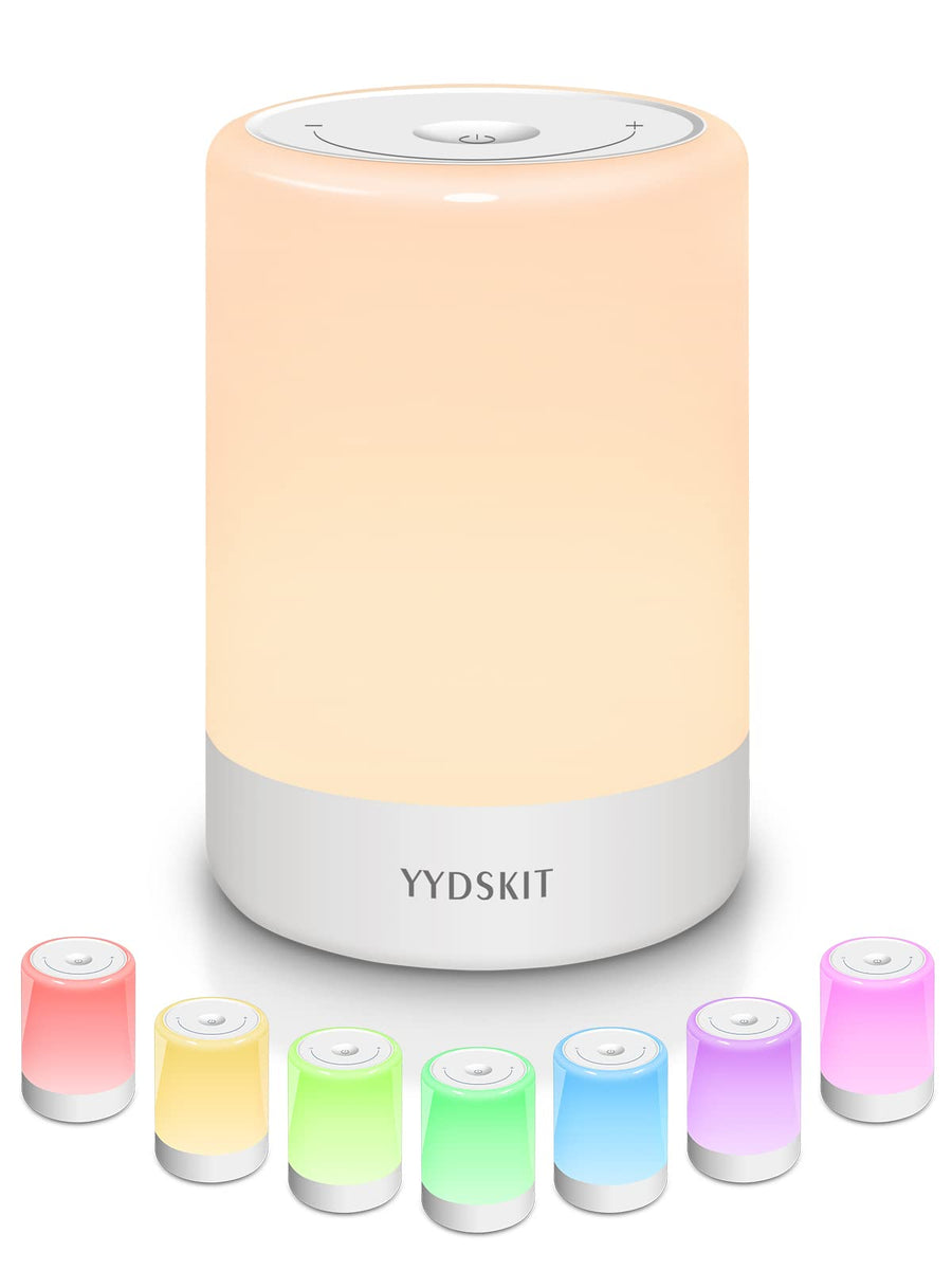 Baby Night Light, Nursery Night Lamp for Breastfeeding, Portable Nightlight for Kids Toddlers Bedroom, Warm & Soft Bedside Lamp, Touch Control, Rechargeable, Lasting Up to 100Hours