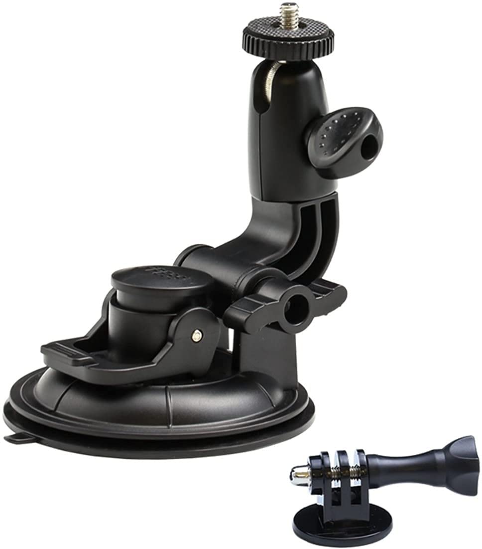 EXSHOW Car Camera Mount Holder for GoPro, Suction Cup C