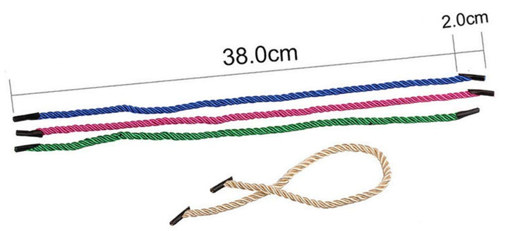 VNDEFUL 21 PCS 3 Ply Hand Held Polyester Rope Tote Bag 