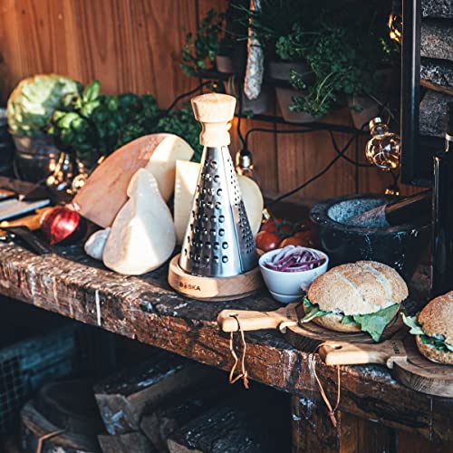 Boska Stainless Steel Table Grater - Best for Cheese, Chocolate, and Vegetables - Multifunctional Rust-Proof Shredder - Manual Handheld Flaker - 10 Year Warranty