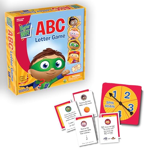 | Super WHY! ABC Letter Game, Includes Finger Puppets, Ages 3+