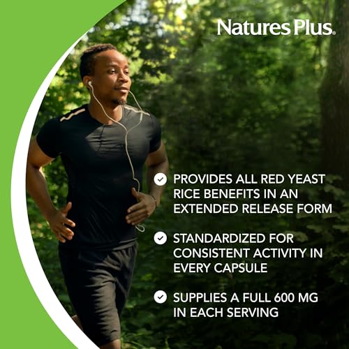 NaturesPlus Herbal Actives Red Yeast Rice, Extended Rel