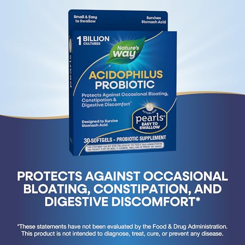 Nature&#39;s Way Acidophilus Probiotic Pearls, Supp