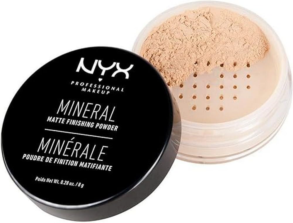 Mineral Matte Finishing Powder, Loose Setting Powder - Light/Medium