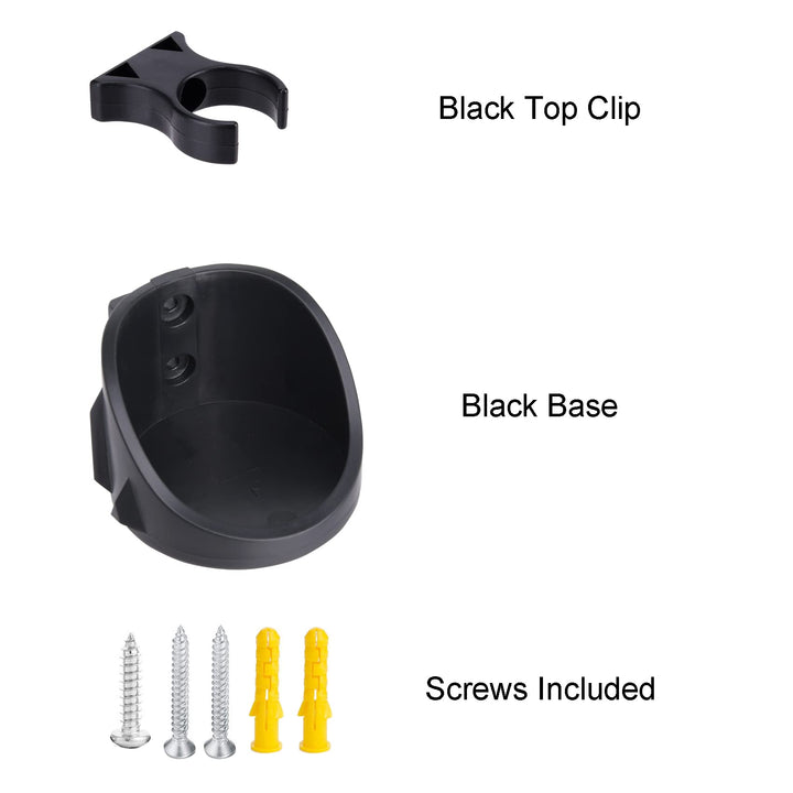 Lightsaber Wall Mount Display Stand Light Saber Holder Compatible for Any Lightsaber, Black Pack of 1