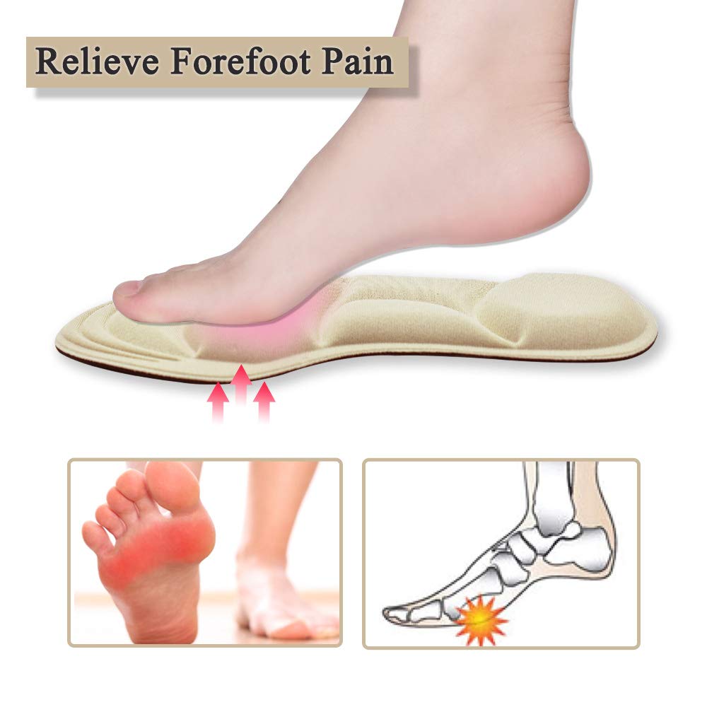 Shoe Insoles Women, Arch Support Insoles Breathable, Ne