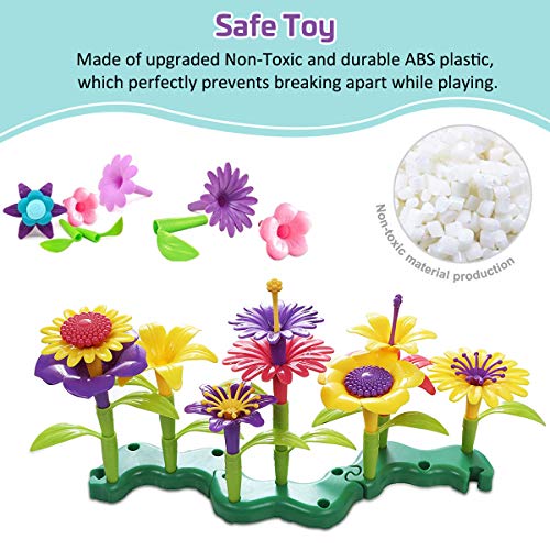Byserten Gifts for 3-6 Year Old Girls Flower Garden Bui