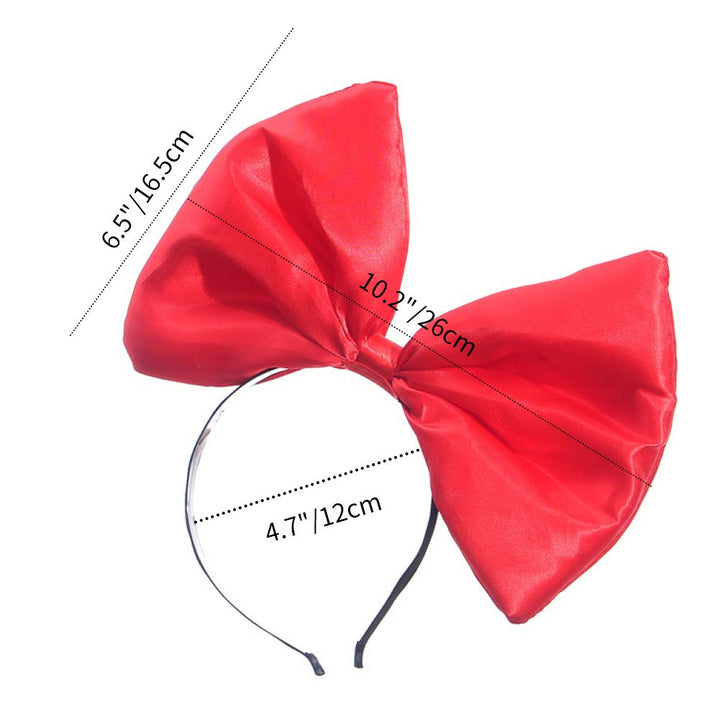 Ztl Women Huge Bow Headband Hairband Hair Hoop Costume 