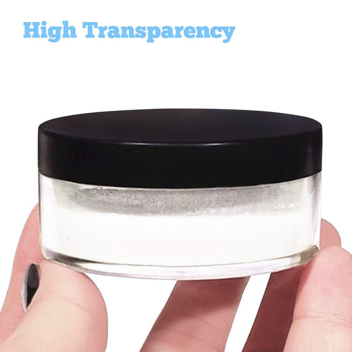 Kalevel Empty Makeup Powder Container 50ml with Puff Lo
