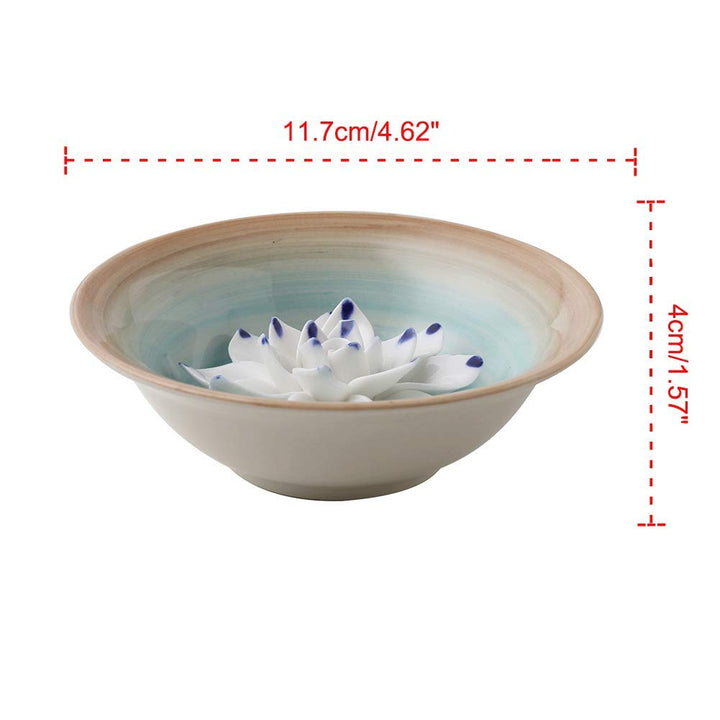 uniidea Incense Holder Ceramic Incense Burner Lotus Inc